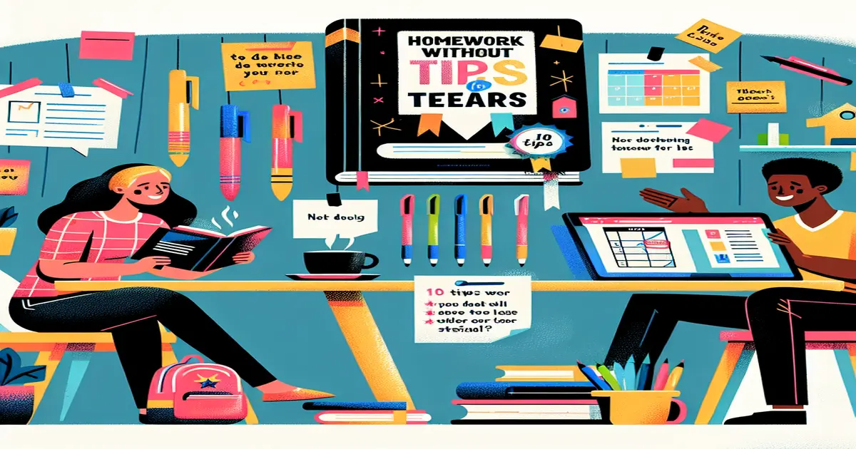 Homework Without Tears: 10 Tips for Parents