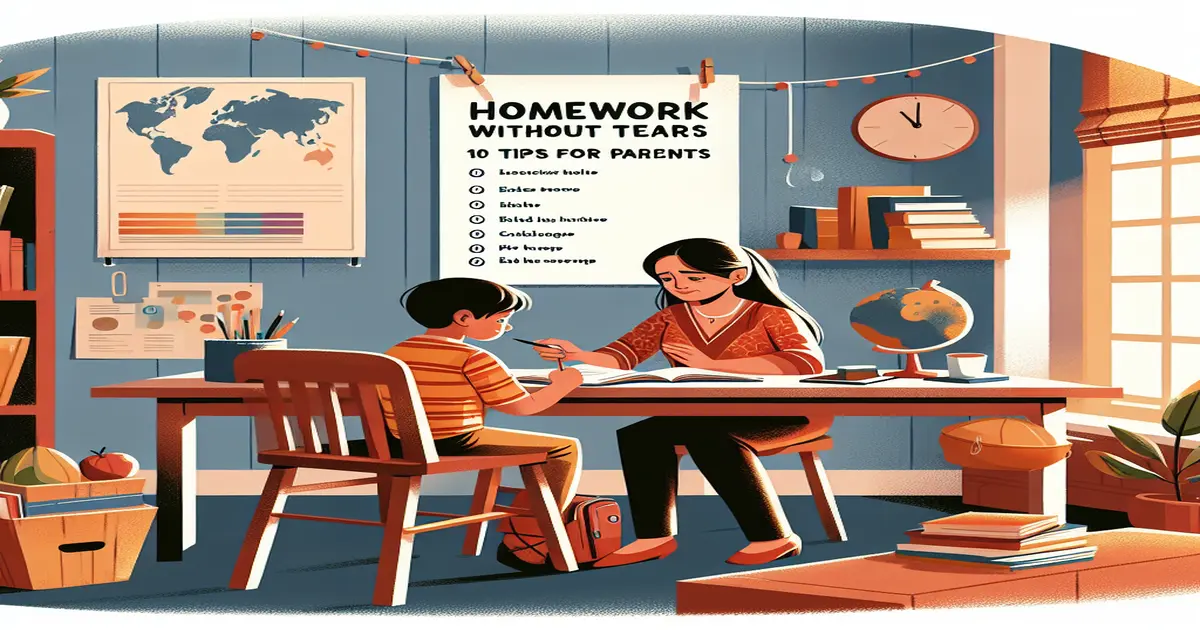 Homework Without Tears: 10 Tips for Parents