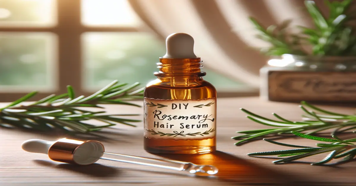 Grow Luxurious Locks with DIY Rosemary Hair Serum