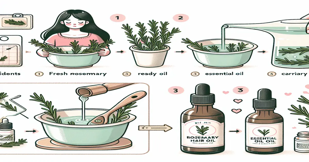 Grow Luxurious Locks with DIY Rosemary Hair Serum